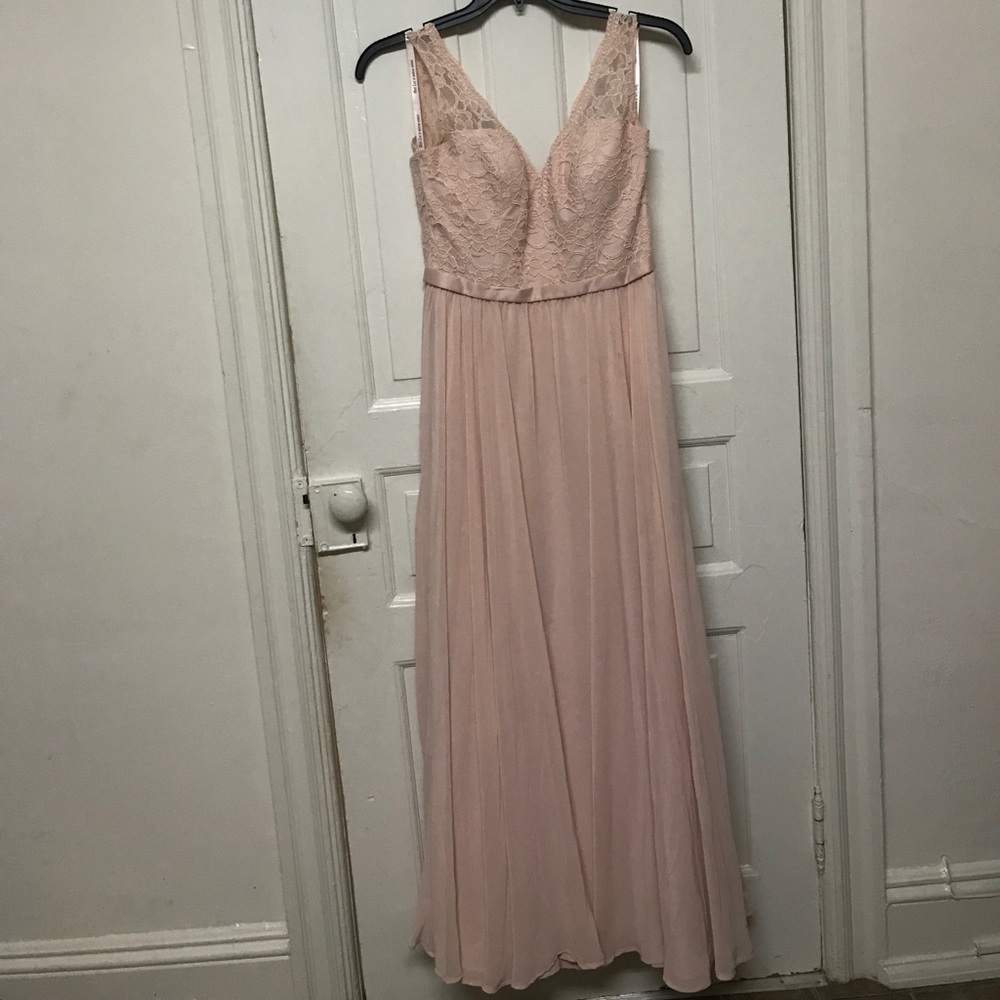 Mori Lee full length bridesmaid dress